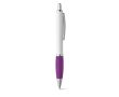 Stylo de corps blanc avec détail en couleur couleur violet