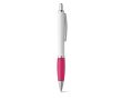 Stylo de corps blanc avec détail en couleur couleur fuchsia