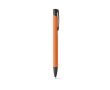 Stylo en aluminium avec le corps coloré couleur orange