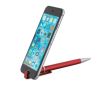 Stylo multifonction avec un capuchon amovible couleur rouge