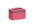 Grande trousse de toilette pour maquillage couleur rouge