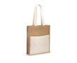 Sac toile de jute personnalisable couleur ivoire