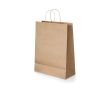 Sac publicitaire kraft pour magasins couleur marron