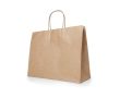 Sac publicitaire extra large en carton couleur marron