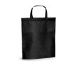 Sac non tissé publicitaire avec courtes anses couleur noir