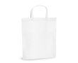 Sac non tissé publicitaire avec courtes anses couleur blanc