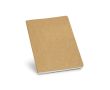 Cahier en papier recyclé avec poche intérieure couleur ivoire
