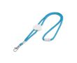 Tour de cou avec logo imprimé (0,5cm) couleur bleu ciel