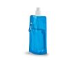 Gourde plastique personnalisable pliable couleur bleu ciel