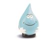 Balle anti-stress en forme de goutte d'eau couleur bleu ciel