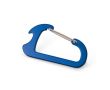 Porte-clés avec mousqueton et décapsuleur couleur bleu