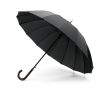 Exclusifs parapluies avec logo de 16 baleines couleur noir