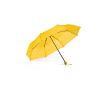 Parapluie publicitaire avec manche combiné couleur jaune