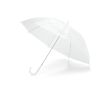 Parapluie transparent personnalisé couleur blanc