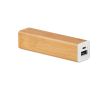 Power Bank personnalisée en bois couleur bois
