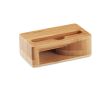 Support et amplificateur pour téléphone couleur bois