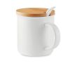 Mug publicitaire en porcelaine couleur blanc
