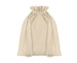 Sac coton publicitaire pour emballage cadeau couleur beige