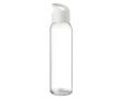 Bouteille en verre personnalisable 470ml couleur blanc