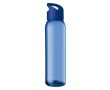 Bouteille en verre personnalisable 470ml couleur bleu roi