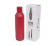 Bouteille inox personnalisable métallique couleur rouge