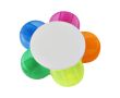 Surligneur promotionnel en forme de fleur couleur blanc