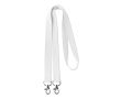 Tour de cou double personnalisable color blanc