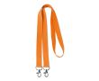 Tour de cou double personnalisable color orange