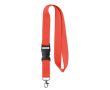 Lanyards personnalisés avec boucle détachable color rouge