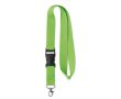 Lanyards personnalisés avec boucle détachable color lime