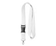 Tour de cou en satin personnalisable color blanc