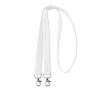 Cordon tour de cou personnalisé express couleur blanc