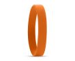 Bracelet silicone personnalisé coloré couleur orange