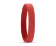 Bracelets silicone personnalisés avec le logo couleur rouge