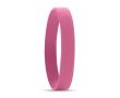 Bracelets silicone personnalisés avec le logo couleur rose