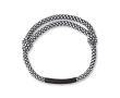 Bracelet corde personnalisable avec le logo couleur noir