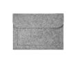 Porte-document personnalisable en feutre couleur gris