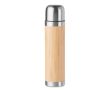 Thermos personnalisable en bambou 400 ml couleur bois
