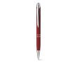 Stylo avec des finitions en caoutchouc souple couleur bordeaux