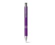 Stylo publicitaire avec des finitions métalliques couleur violet