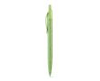 Stylo personnalisé écologique en paille de blé couleur vert clair