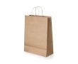 Sac en papier publicitaire pour magasins couleur marron