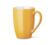 Tasse personnalisée moderne de 370 ml couleur jaune