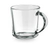 Tasse publicitaire en verre pour le café couleur transparent
