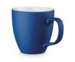 Mug publicitaire de couleur mate de 450 ml couleur bleu