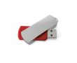 Clé USB avec grande zone d'impression couleur rouge