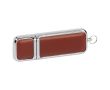 Clé USB publicitaire avec boîtier en métal couleur marron