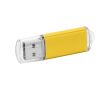 Clé USB en aluminium avec un capuchon couleur jaune