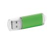 Clé USB en aluminium avec un capuchon couleur vert