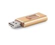 Clé USB publicitaire OTG couleur doré